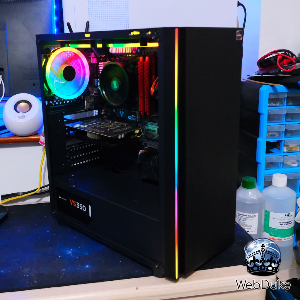 *Refurbished* AMD Ryzen 3 3200G Geforce GTX 1050 Ti 4GB Gaming PC - WebDuke Computers