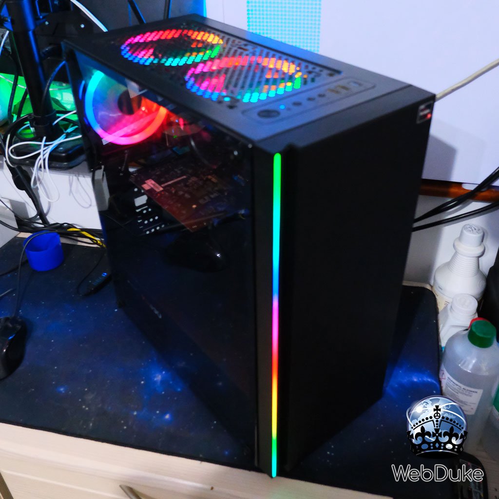 *Refurbished* AMD Ryzen 3 3200G Geforce GTX 1050 Ti 4GB Gaming PC - WebDuke Computers