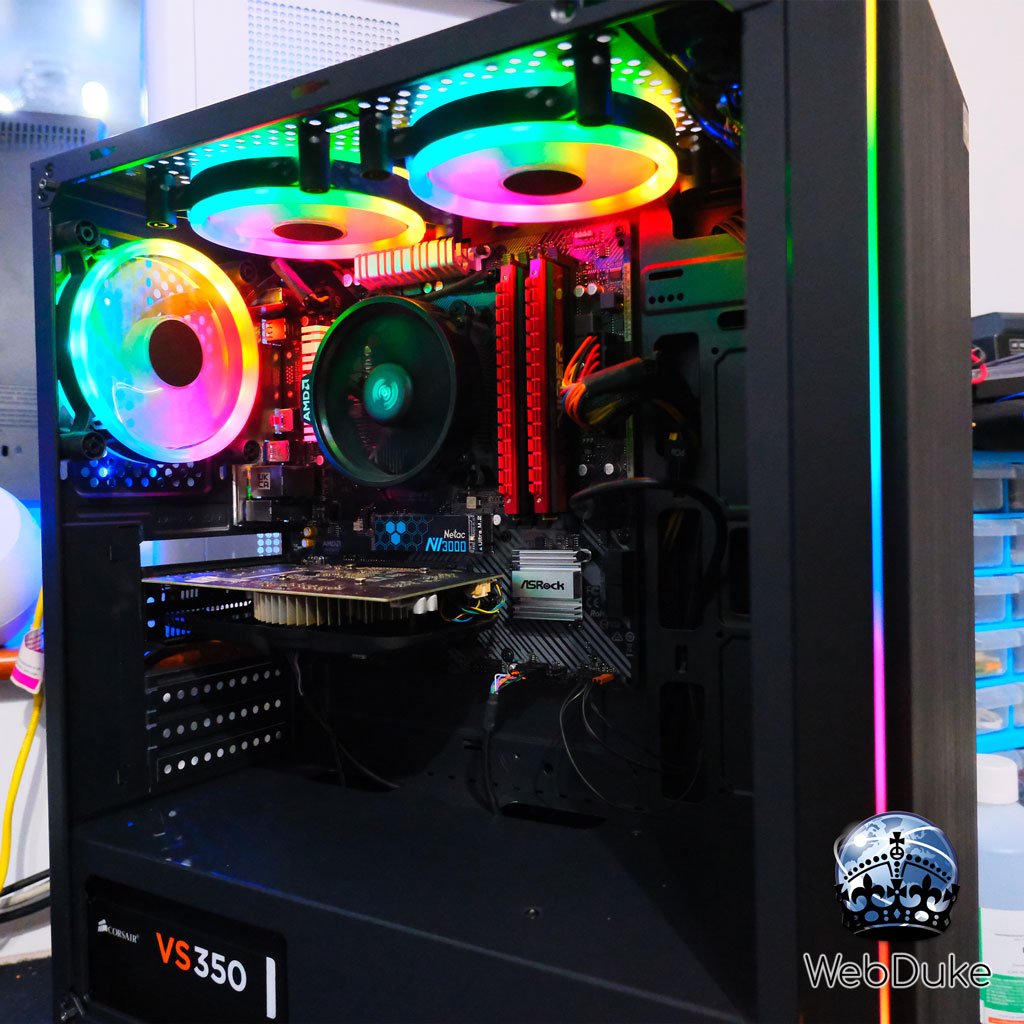 *Refurbished* AMD Ryzen 3 3200G Geforce GTX 1050 Ti 4GB Gaming PC - WebDuke Computers