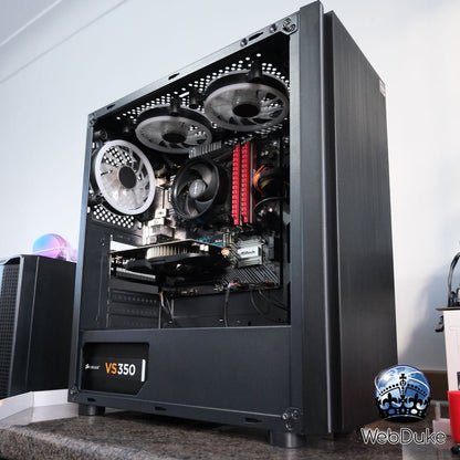 *Refurbished* AMD Ryzen 3 3200G Geforce GTX 1050 Ti 4GB Gaming PC - WebDuke Computers