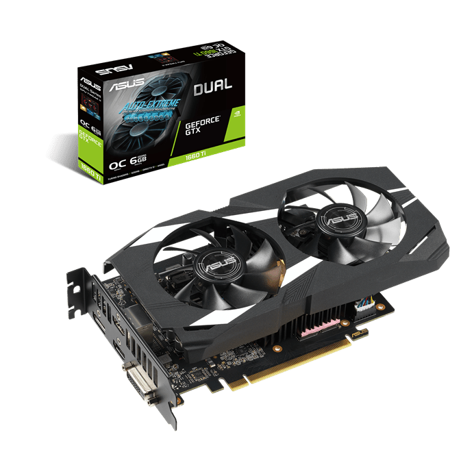 *Refurbished* ASUS Dual Geforce GTX 1660 Ti 6GB Graphics Card - WebDuke Computers