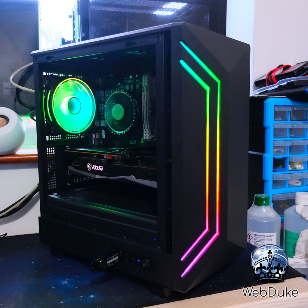 *Refurbished* Intel i3 12100F Radeon RX 6650XT Gaming PC - WebDuke Computers