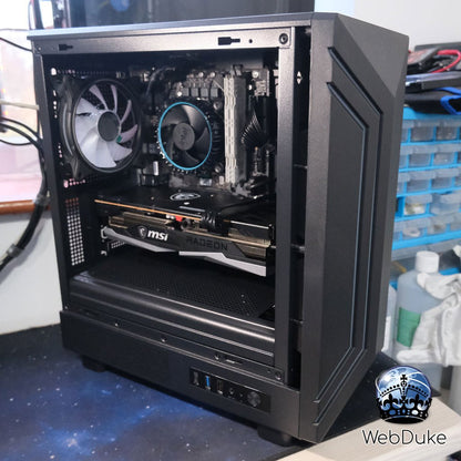 *Refurbished* Intel i3 12100F Radeon RX 6650XT Gaming PC - WebDuke Computers