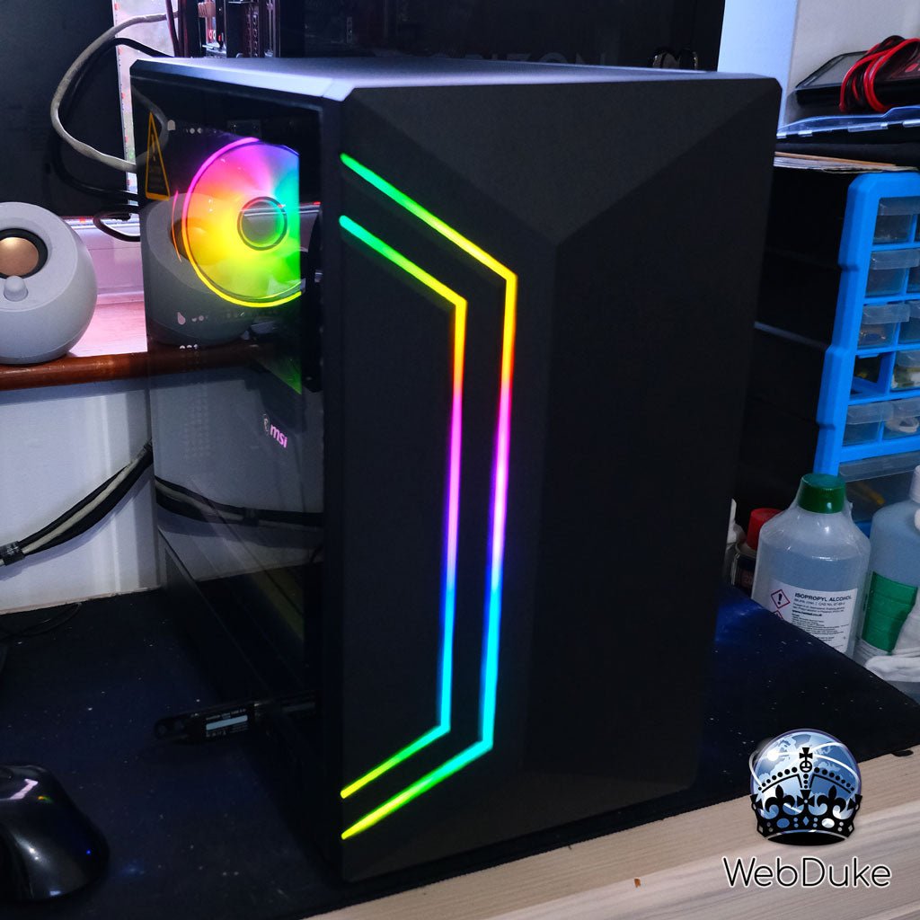 *Refurbished* Intel i3 12100F Radeon RX 6650XT Gaming PC - WebDuke Computers