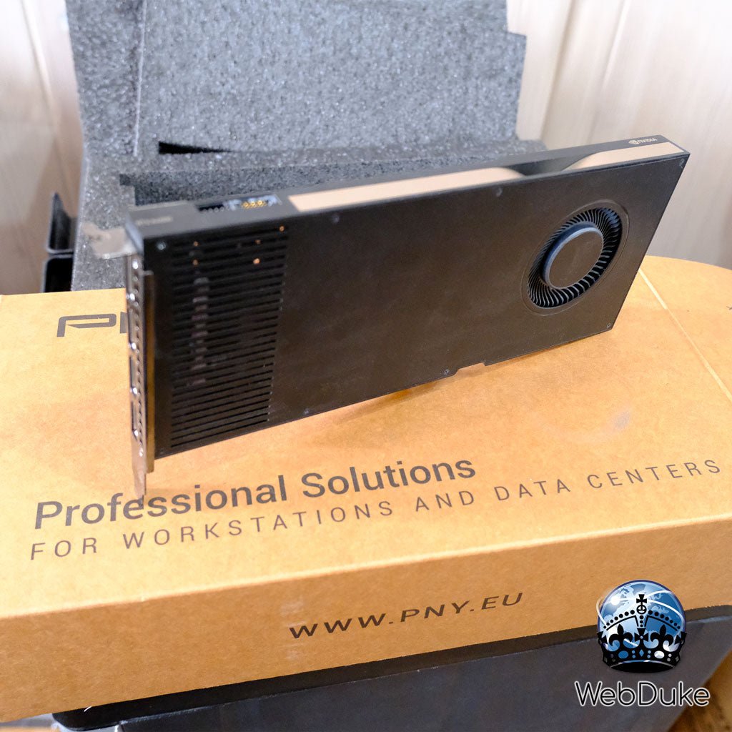 *Refurbished* PNY Nvidia RTX A4000 Professional Graphics Card 16GB DDR6 OEM (Brown Box) - WebDuke Computers