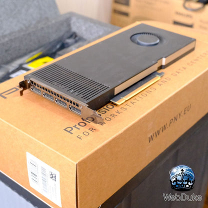 *Refurbished* PNY Nvidia RTX A4000 Professional Graphics Card 16GB DDR6 OEM (Brown Box) - WebDuke Computers