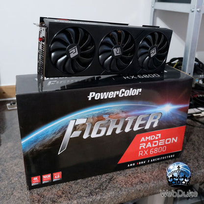 *Refurbished* Powercolor Fighter AMD Radeon RX 6800 16GB Graphics Card - WebDuke Computers