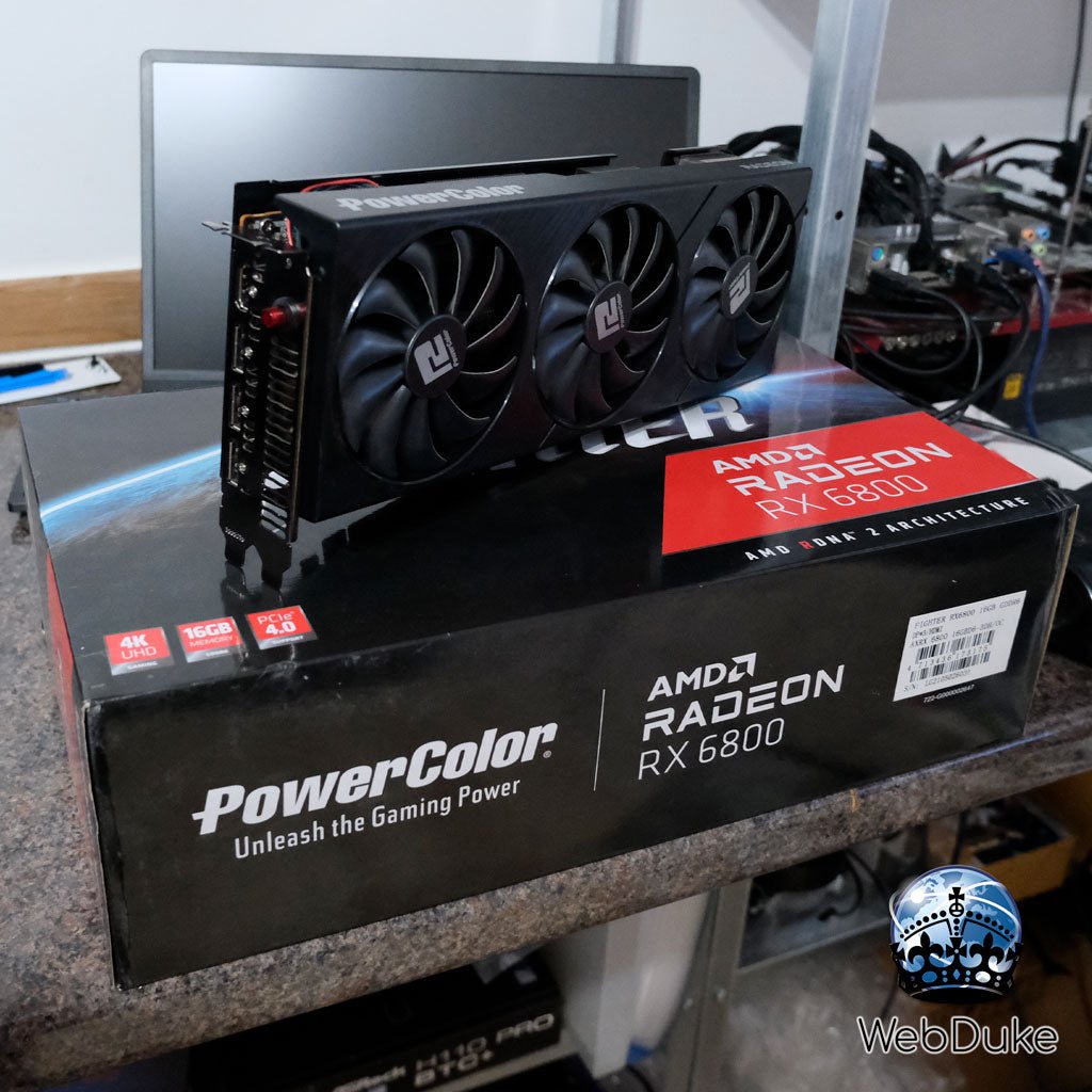 *Refurbished* Powercolor Fighter AMD Radeon RX 6800 16GB Graphics Card - WebDuke Computers