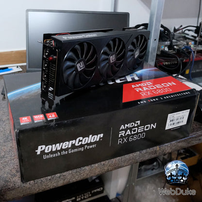*Refurbished* Powercolor Fighter AMD Radeon RX 6800 16GB Graphics Card - WebDuke Computers