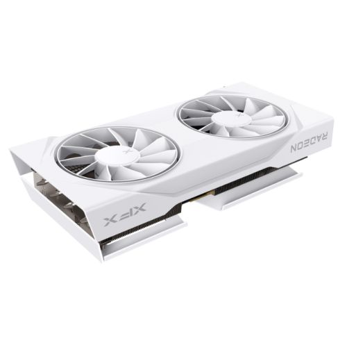 XFX Swift Radeon RX 9060 XT OC White Gaming Edition 8GB, PCIe5, GDDR6, HDMI, 2 DP, 3320MHz Clock, Overclocked (Copy) - WebDuke Computers