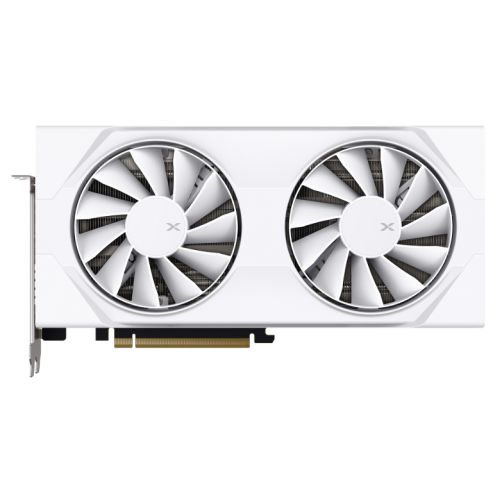 XFX Swift Radeon RX 9060 XT OC White Gaming Edition 8GB, PCIe5, GDDR6, HDMI, 2 DP, 3320MHz Clock, Overclocked (Copy) - WebDuke Computers