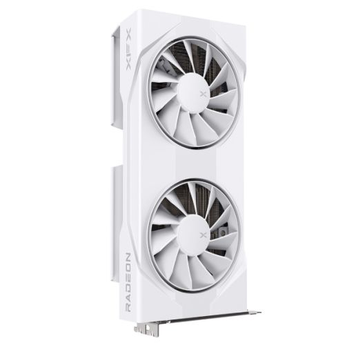 XFX Swift Radeon RX 9060 XT OC White Gaming Edition 8GB, PCIe5, GDDR6, HDMI, 2 DP, 3320MHz Clock, Overclocked (Copy) - WebDuke Computers