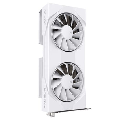 XFX Swift Radeon RX 9060 XT OC White Gaming Edition 8GB, PCIe5, GDDR6, HDMI, 2 DP, 3320MHz Clock, Overclocked (Copy) - WebDuke Computers