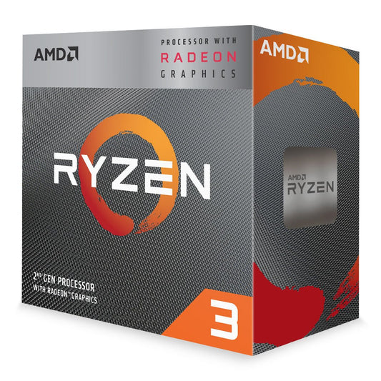 AMD Ryzen 3 3200G CPU with Wraith Stealth Cooler, Quad Core, AM4, 3.6GHz (4.0 Turbo), 65W, 12nm, 3rd Gen, VEGA 8 Graphics, Picasso - WebDuke Computers