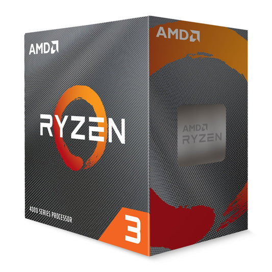 AMD Ryzen 3 4100 CPU with Wraith Stealth Cooler, AM4, 3.8GHz (4.0 Turbo), Quad Core, 65W, 6MB Cache, No Graphics - WebDuke Computers