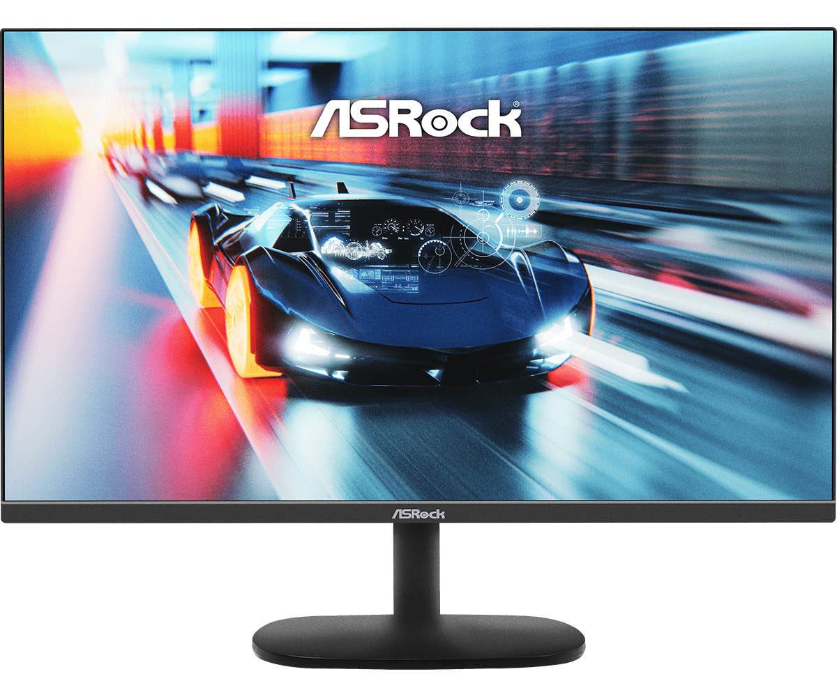 Asrock 27" Challenger Gaming Monitor (CL27FF), IPS, 1920 x 1080, 1ms (MPRT), 100Hz, sRGB 99%, Eye Care, FreeSync, VESA - WebDuke Computers