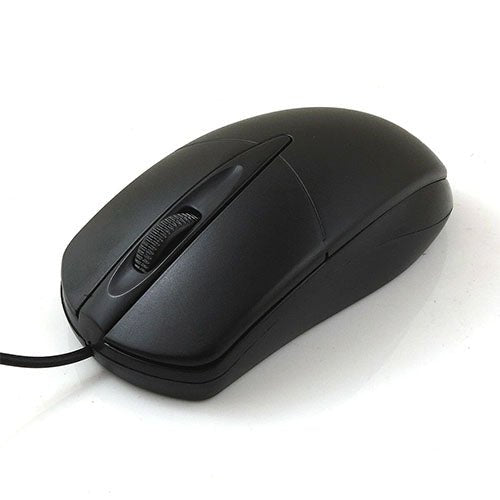 Jedel (CP72) Wired Optical Mouse, 1000 DPI, USB, Black - WebDuke Computers