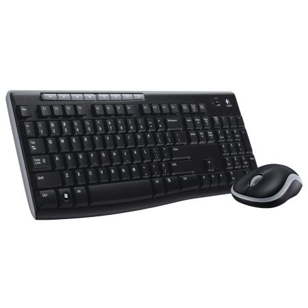 Logitech MK270 Wireless Keyboard and Mouse Desktop Kit, USB, Spill Resistant - WebDuke Computers