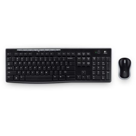 Logitech MK270 Wireless Keyboard and Mouse Desktop Kit, USB, Spill Resistant - WebDuke Computers