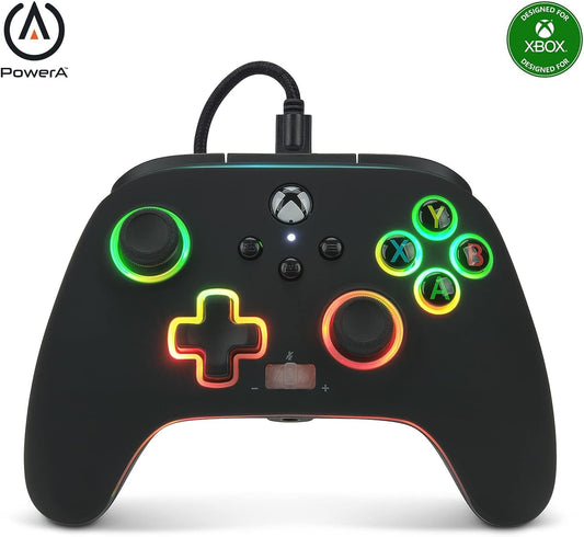 PowerA Spectra Infinity Enhanced Wired Controller PC and Xbox Gamepad Black - WebDuke Computers