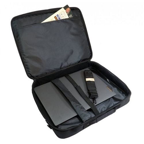 Spire 17" Laptop Bag, Detachable Shoulder Strap, Documents Pocket - WebDuke Computers