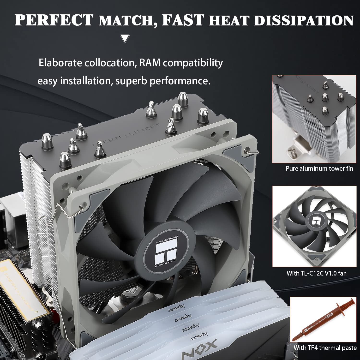 Thermalright Assassin King 120 SE CPU Air Cooler - WebDuke Computers